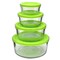 Libra Wholesale Kitchen Classics Clear Food Storage Container Set 4 pk 195-11468LIB - alternate 2